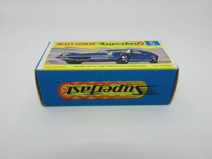 Matchbox Superfast 5A Lotus Europa Black NO TAMPO DOT DASH SPOKE WHEELS