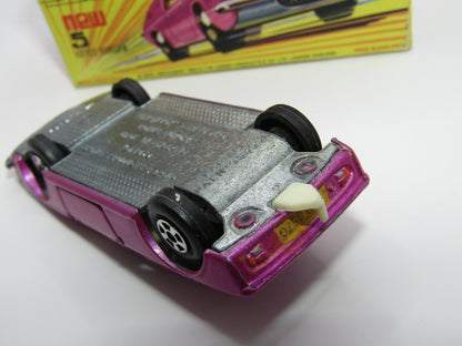 Matchbox Superfast 5A Lotus Europa Pink Part Customised HIGH ARCHES NARROW WHEELS