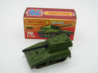 Matchbox Superfast 70C SP Gun Light Olive Green