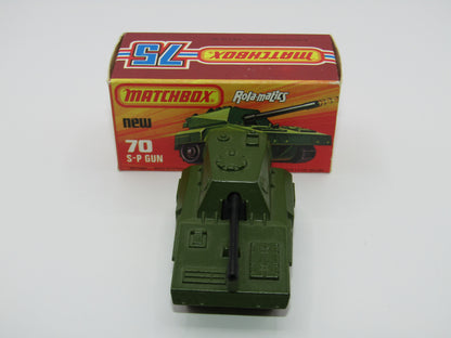 Matchbox Superfast 70C SP Gun Light Olive Green