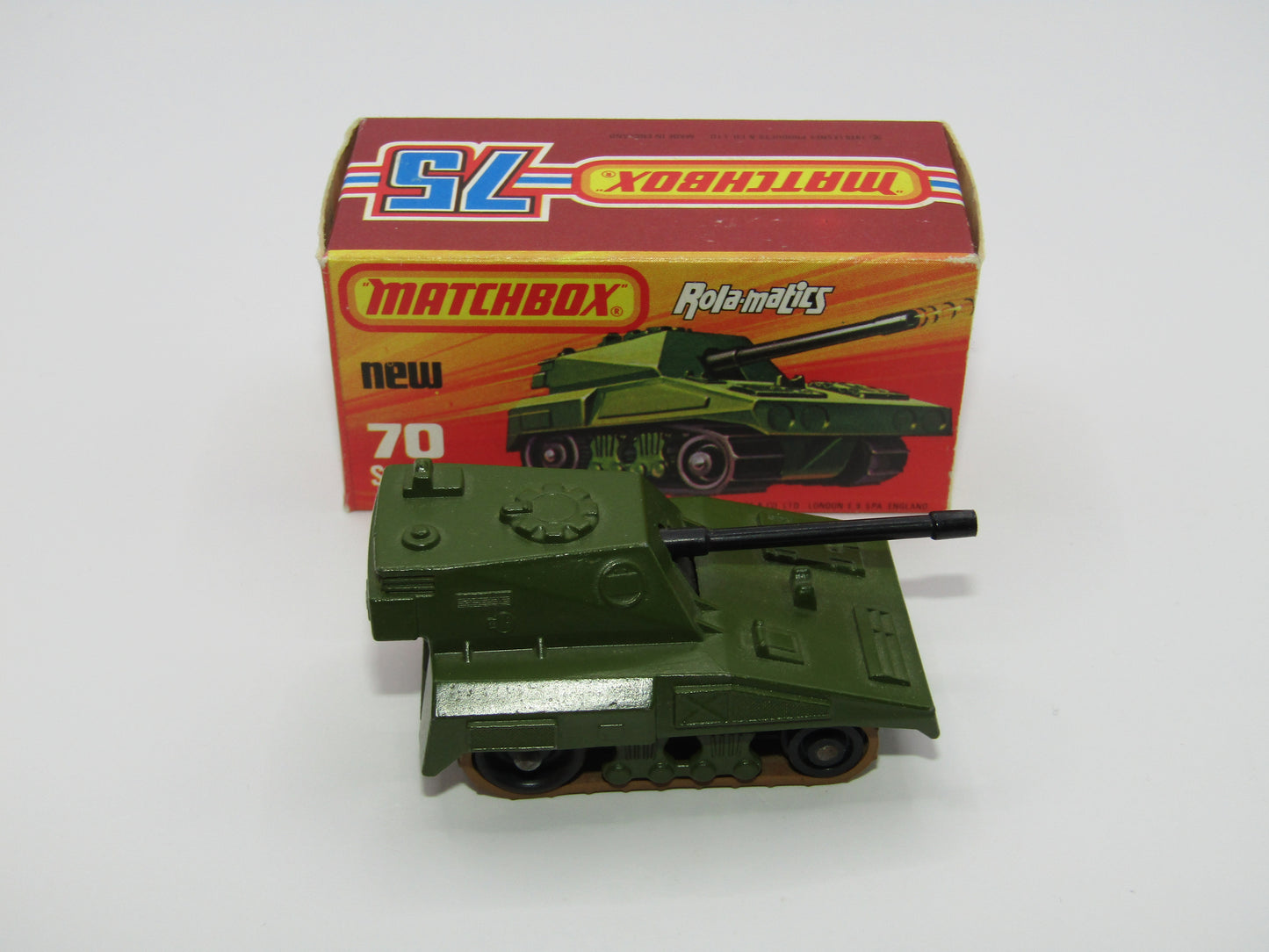 Matchbox Superfast 70C SP Gun Light Olive Green