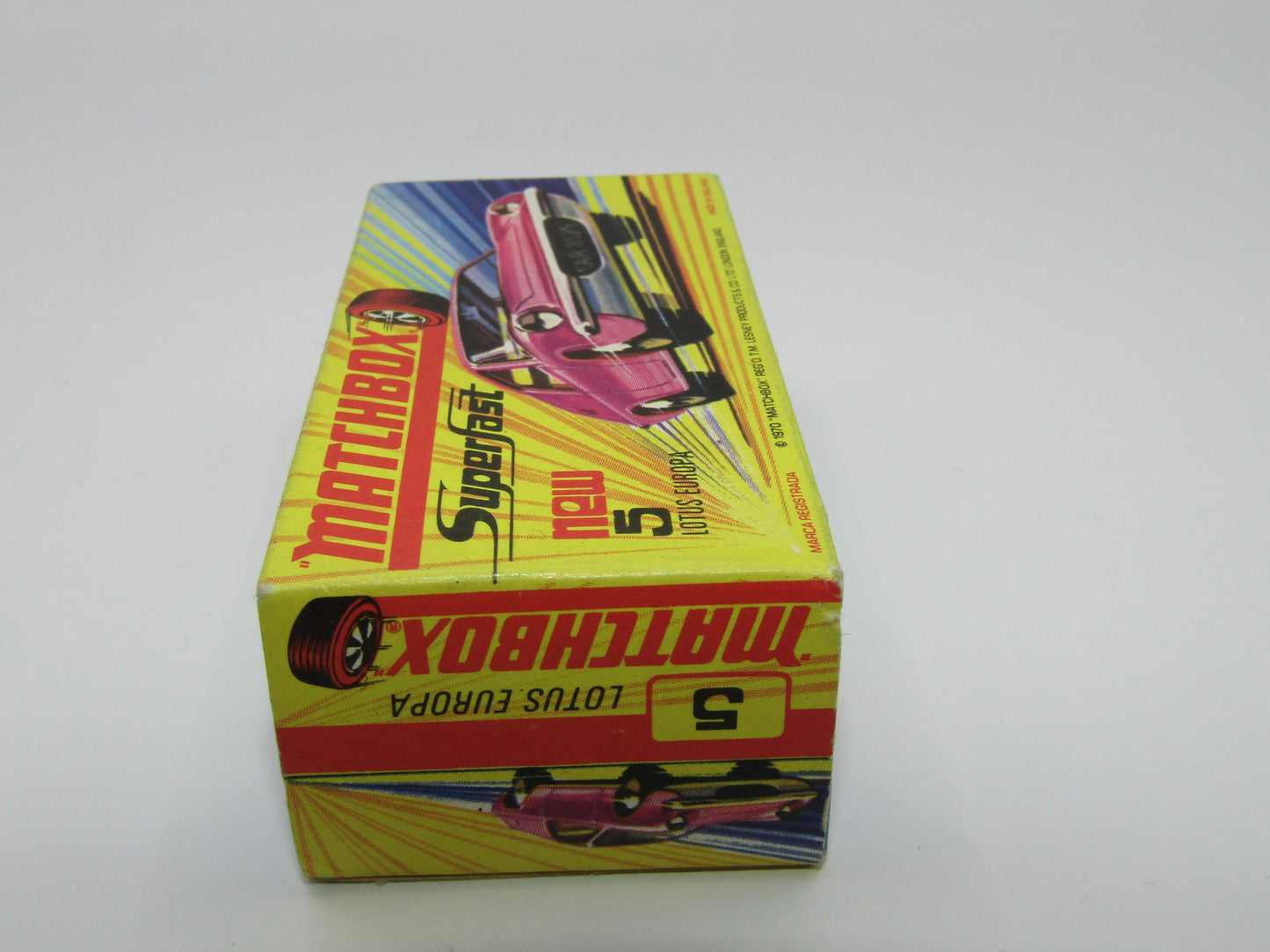 Matchbox Superfast 5A Lotus Europa Pink Part Customised HIGH ARCHES NARROW WHEELS