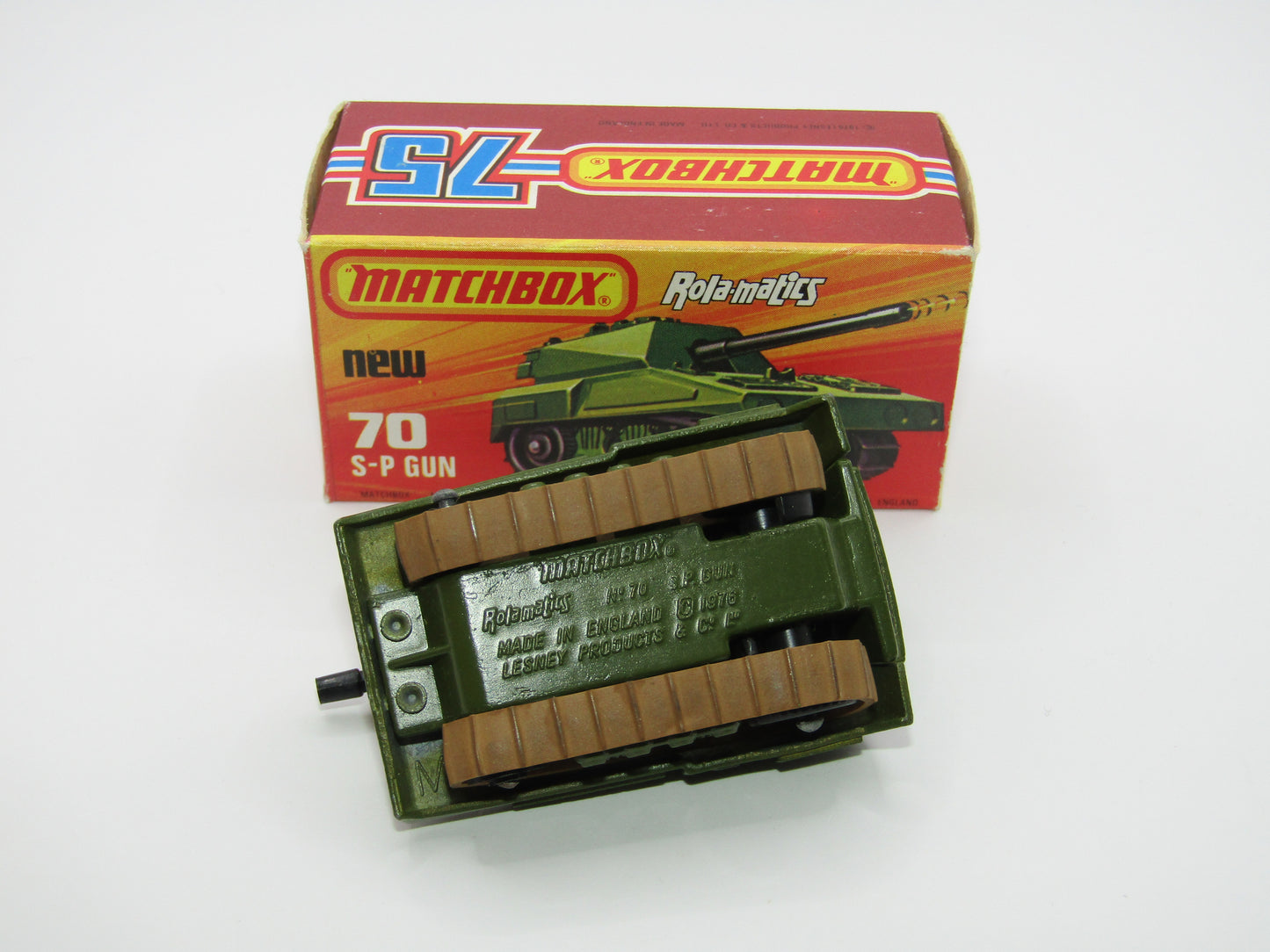 Matchbox Superfast 70C SP Gun Light Olive Green