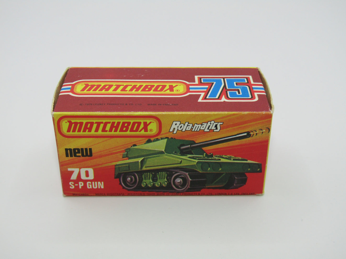 Matchbox Superfast 70C SP Gun Light Olive Green