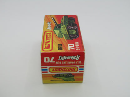 Matchbox Superfast 70C SP Gun Light Olive Green