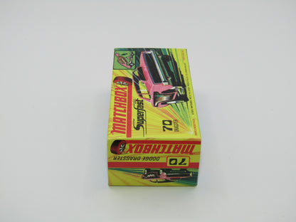 Matchbox Superfast 70B Dodge Dragster BRIGHT Pink TAN Base