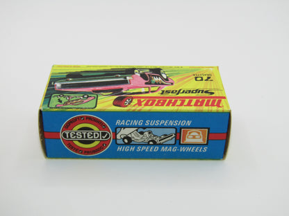 Matchbox Superfast 70B Dodge Dragster Hot Pink METALLIC GREEN Base