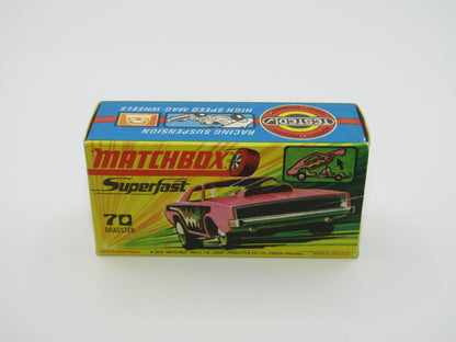 Matchbox Superfast 70B Dodge Dragster Light Hot Pink Dark Yellow Base
