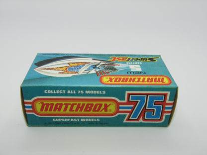 Matchbox Superfast 5B Seafire Boat, Red, RED Driver, YELLOW Base