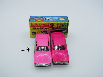 Matchbox Superfast 70B Dodge Dragster VERY PALE Pink