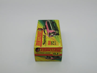 Matchbox Superfast 70B Dodge Dragster Hot Pink, Purple Base