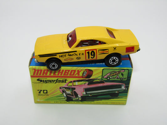Matchbox Superfast RN V Hot Smoker - DOT DASH Front Wheels