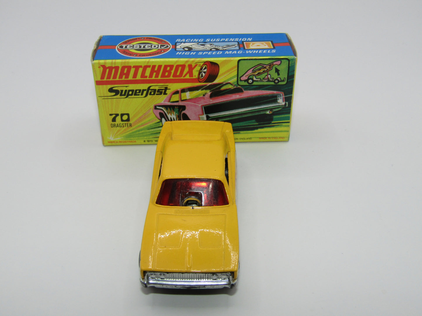 Matchbox Superfast RN V Hot Smoker - DOT DASH Front Wheels