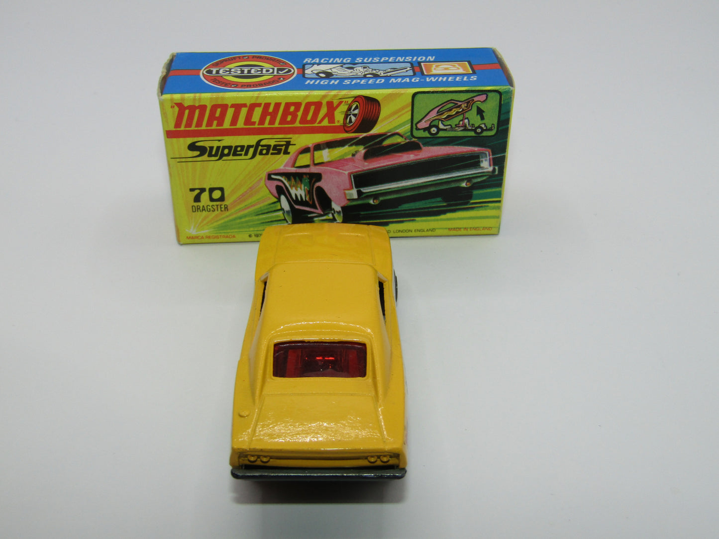 Matchbox Superfast RN V Hot Smoker - DOT DASH Front Wheels