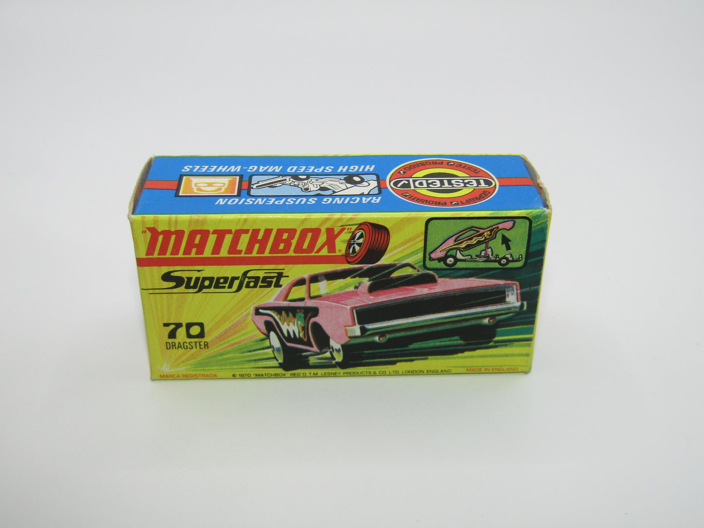Matchbox Superfast RN V Hot Smoker - DOT DASH Front Wheels