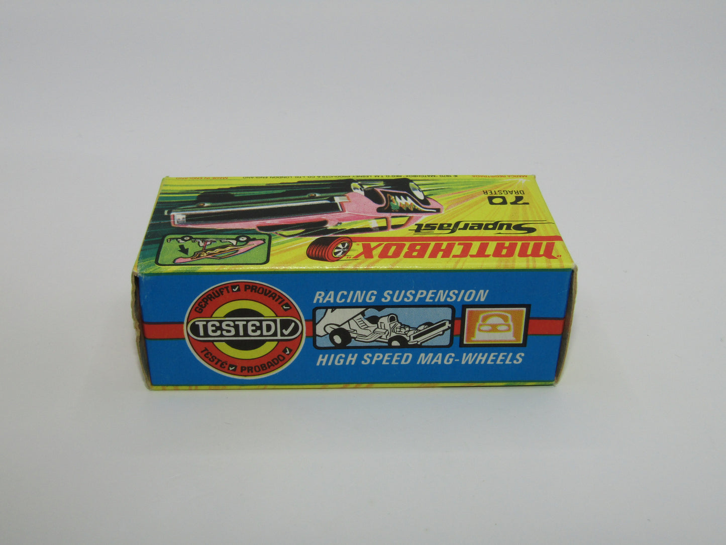 Matchbox Superfast RN V Hot Smoker - DOT DASH Front Wheels