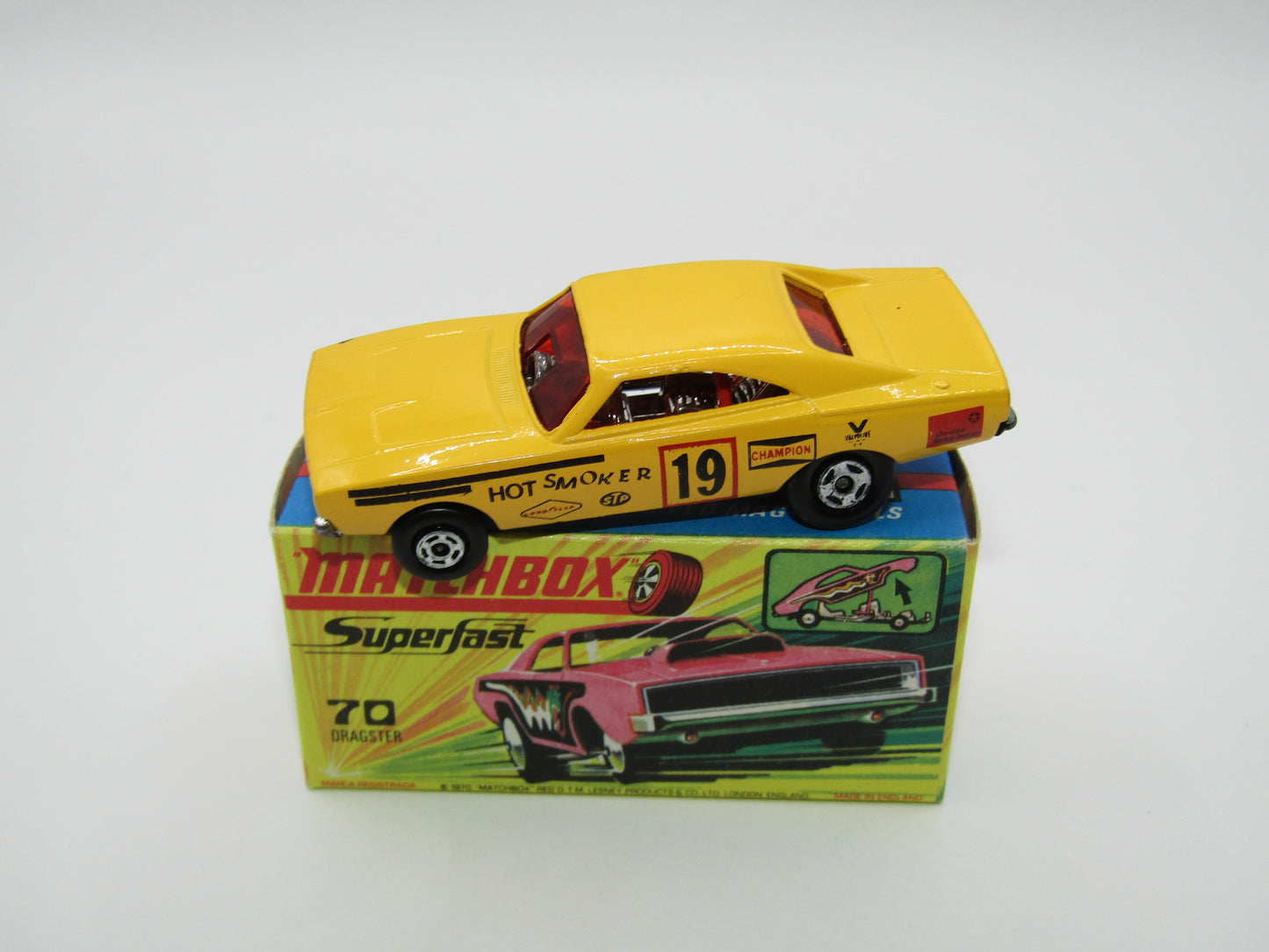 Matchbox Superfast RN V Hot Smoker - 5 Spoke & 4 Spoke Wheels