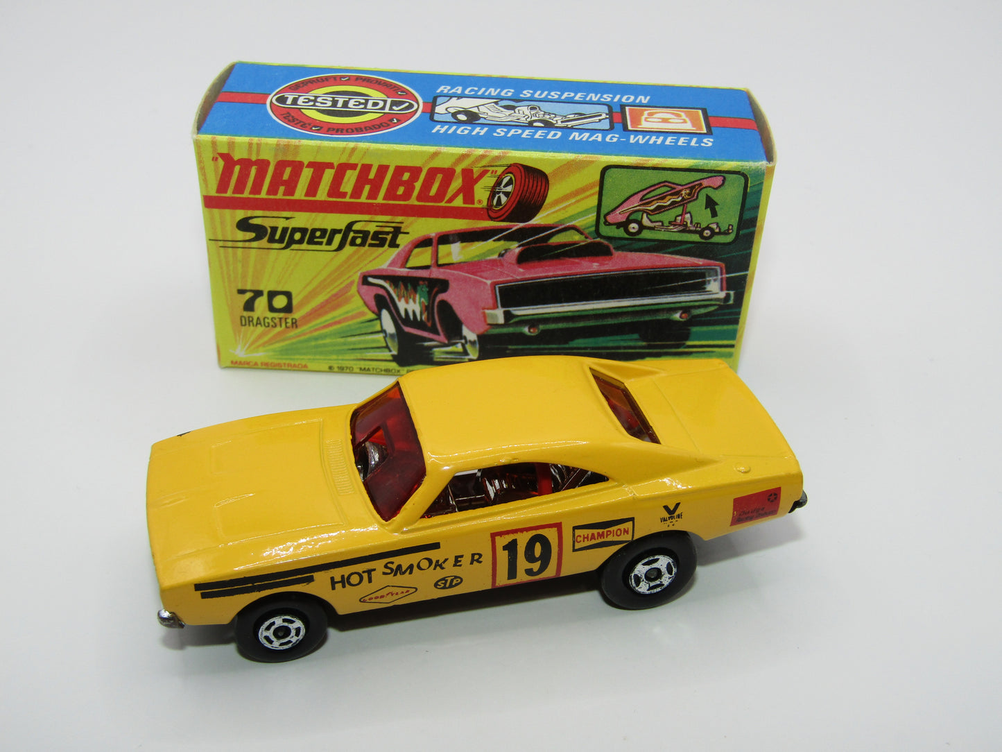 Matchbox Superfast RN V Hot Smoker - 5 Spoke & 4 Spoke Wheels