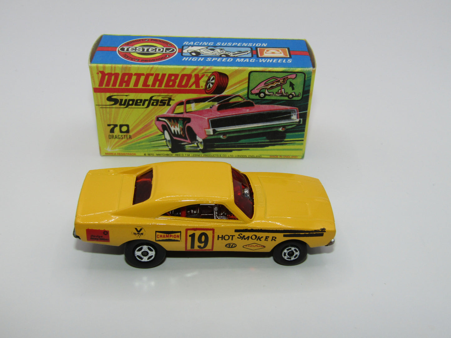 Matchbox Superfast RN V Hot Smoker - 5 Spoke & 4 Spoke Wheels