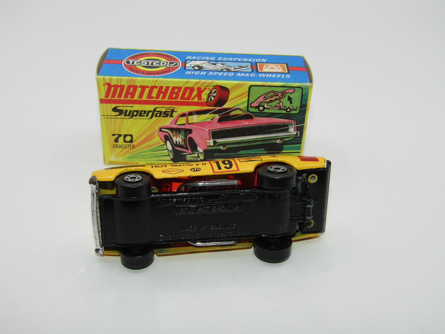 Matchbox Superfast RN V Hot Smoker - 5 Spoke & 4 Spoke Wheels