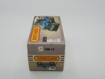Matchbox Superfast 5C U.S Mail Truck BLACK No 5 U.S Mail Truck Base