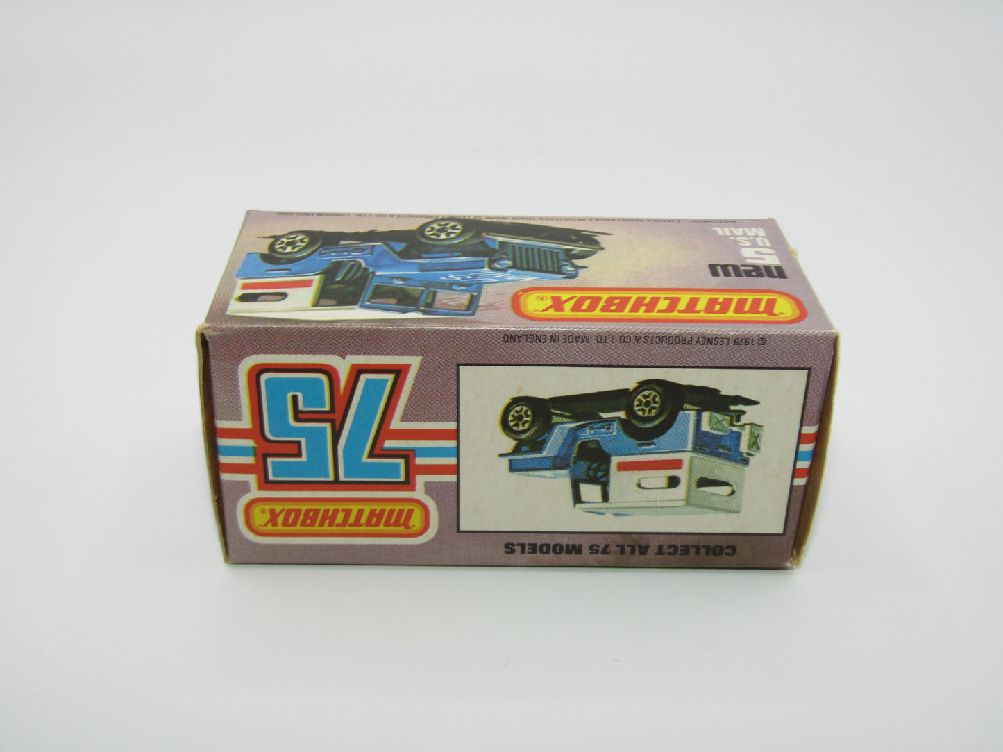Matchbox Superfast 5C U.S Mail Truck BLACK No 5 U.S Mail Truck Base