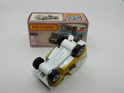 Matchbox Superfast 5C U.S Mail Truck White Sleet N Snow Base NO Labels