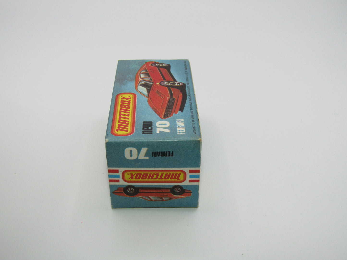Matchbox Superfast 70D Ferrari 308 GTB Red, Orange Base