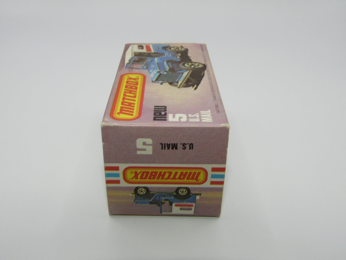 Matchbox Superfast 5C U.S Mail Truck White Sleet N Snow Base NO Labels