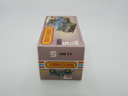 Matchbox Superfast 5C U.S Mail Truck White Sleet N Snow Base NO Labels