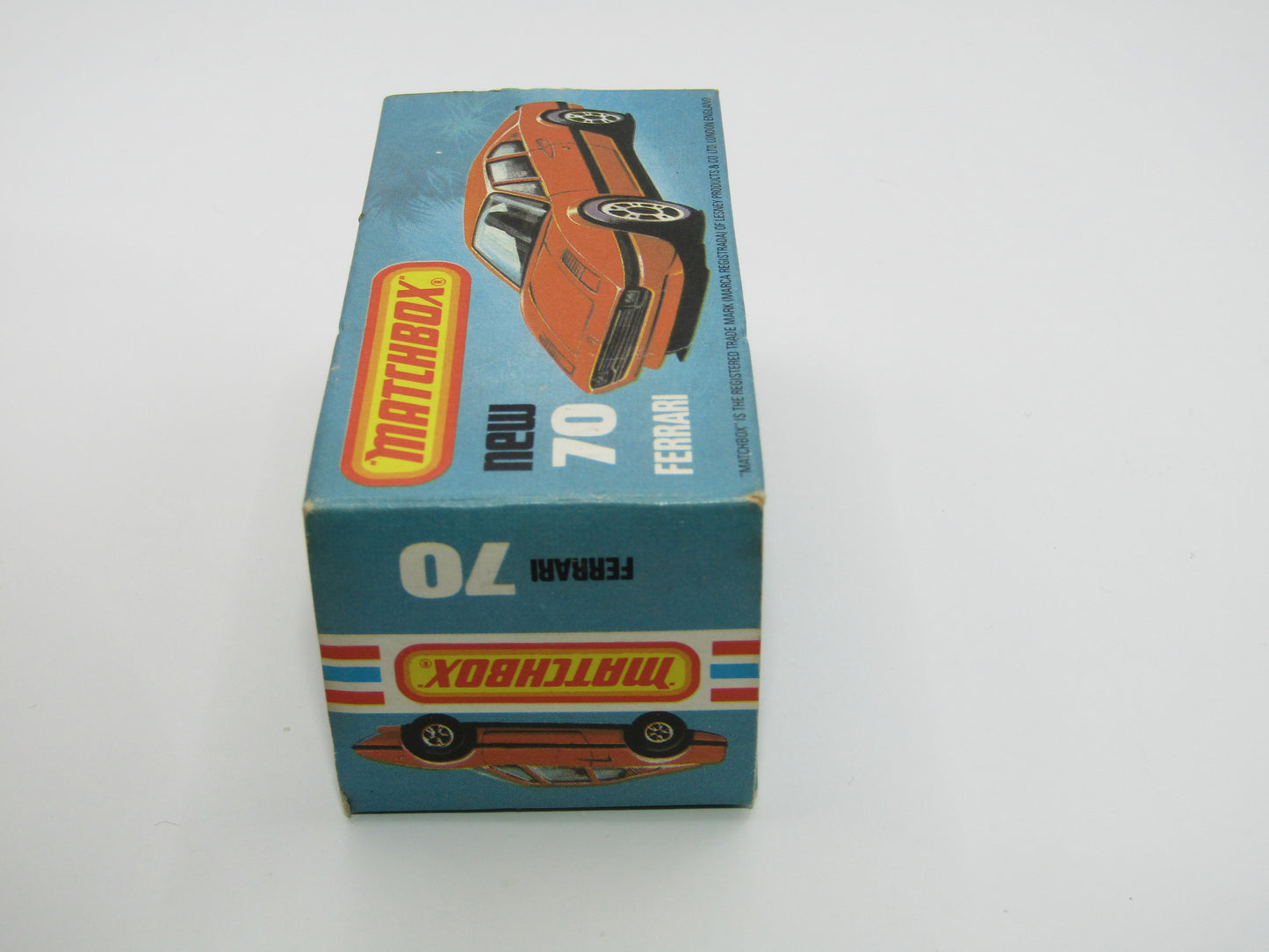 Matchbox Superfast 70D Ferrari 308 GTB Red, Light Red Base