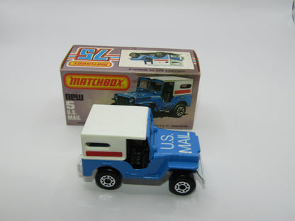 Matchbox Superfast 5C U.S Mail Truck Powder Blue Sleet N Snow Base