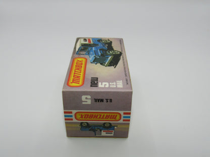 Matchbox Superfast 5C U.S Mail Truck Powder Blue Sleet N Snow Base