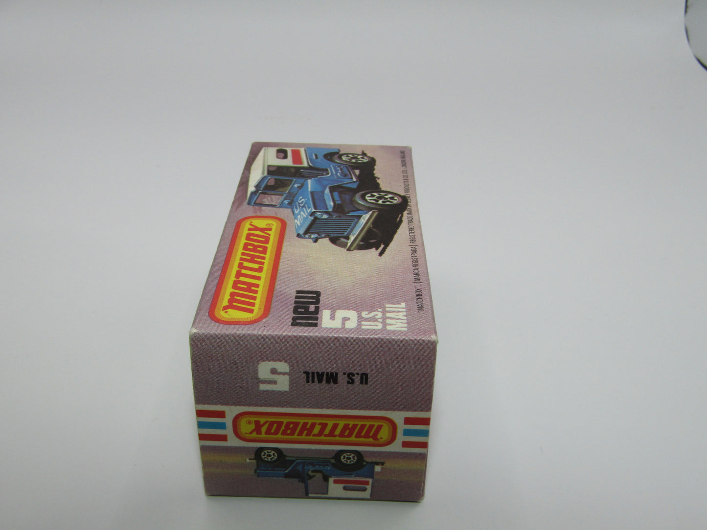 Matchbox Superfast 5C U.S Mail Truck Powder Blue 38 BASE
