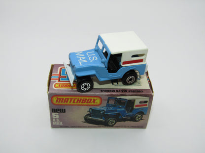 Matchbox Superfast 5C U.S Mail Truck VERY LIGHT POWDER BLUE Body Sleet N Snow Base