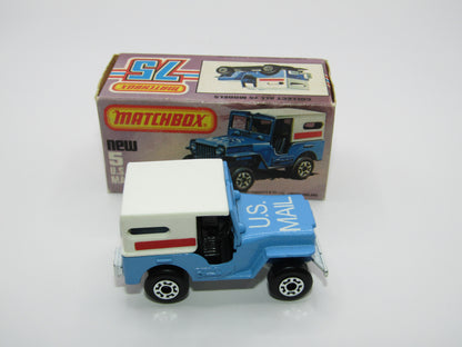 Matchbox Superfast 5C U.S Mail Truck VERY LIGHT POWDER BLUE Body Sleet N Snow Base