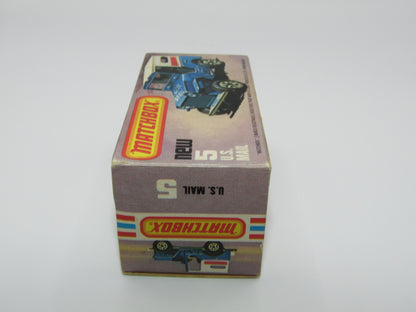 Matchbox Superfast 5C U.S Mail Truck VERY LIGHT POWDER BLUE Body Sleet N Snow Base