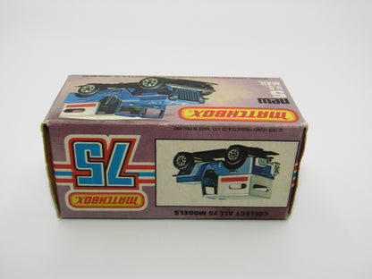 Matchbox Superfast 5C U.S Mail Truck VERY LIGHT POWDER BLUE Body Sleet N Snow Base