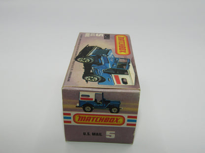 Matchbox Superfast 5C U.S Mail Truck VERY LIGHT POWDER BLUE Body Sleet N Snow Base