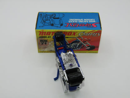 Matchbox Superfast 71B Jumbo Jet - Metallic Blue Body