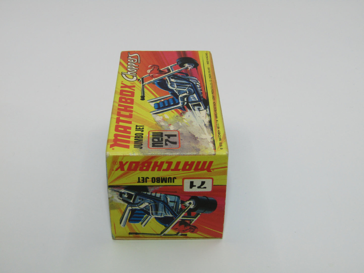 Matchbox Superfast 71B Jumbo Jet - Metallic Blue Body