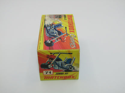 Matchbox Superfast 71B Jumbo Jet - Metallic Blue Body