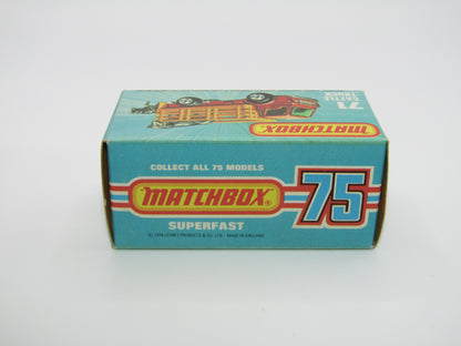 Matchbox Superfast 71C Cattle Truck FLAT RED, PURPLE Windows NO TOW Hook