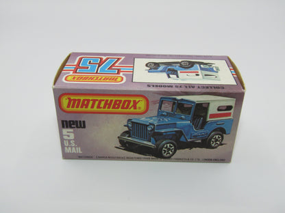 Matchbox Superfast 5C U.S Mail Truck SEA BLUE, Sleet N Snow Base