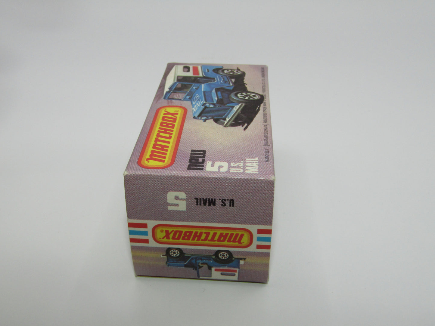 Matchbox Superfast 5C U.S Mail Truck SEA BLUE, Sleet N Snow Base