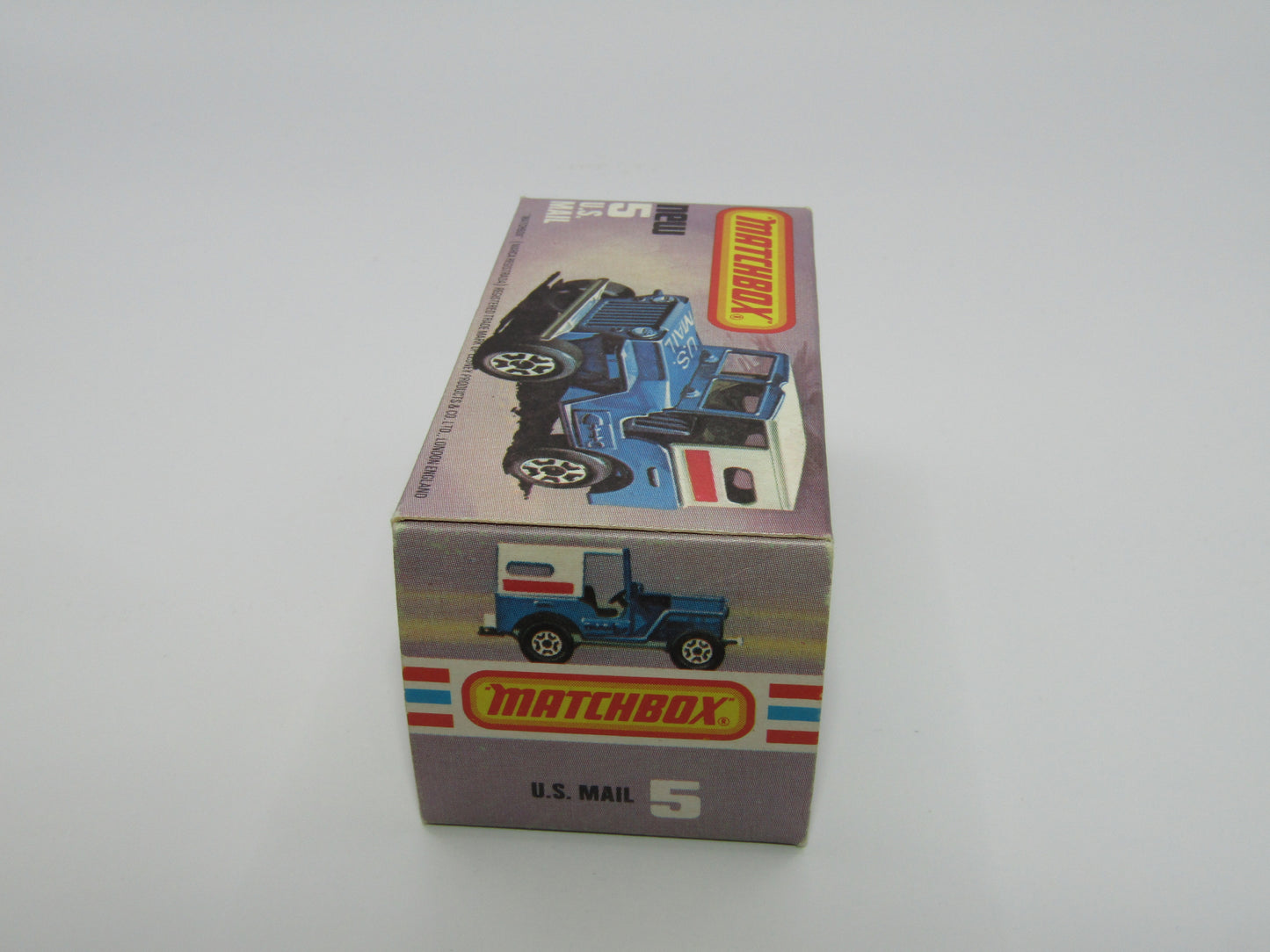 Matchbox Superfast 5C U.S Mail Truck SEA BLUE, Sleet N Snow Base