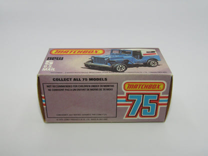 Matchbox Superfast 5C U.S Mail Truck SEA BLUE, Sleet N Snow Base