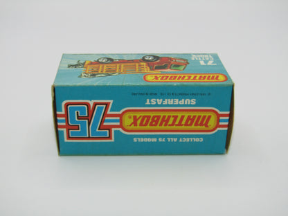 Matchbox Superfast 71C Cattle Truck Metallic Green DARK BROWN Stakes