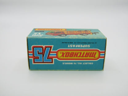 Matchbox Superfast 71C Cattle Truck Metallic Green BLUE Windows