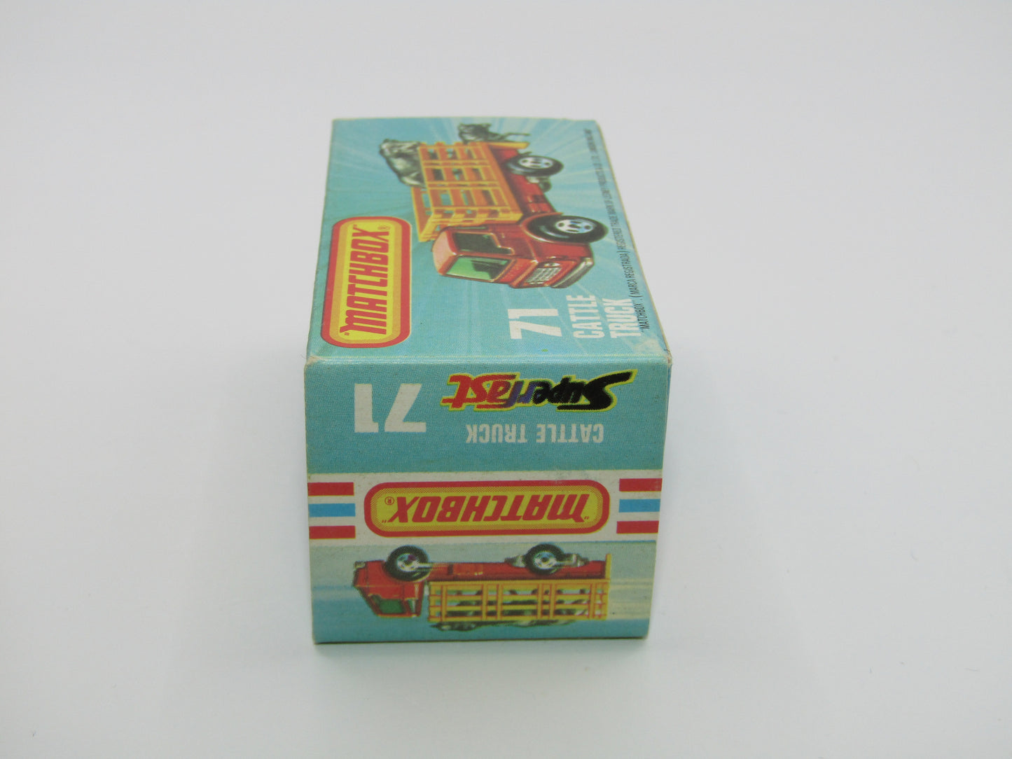 Matchbox Superfast 71C Cattle Truck Metallic Bronze AMBER Windows